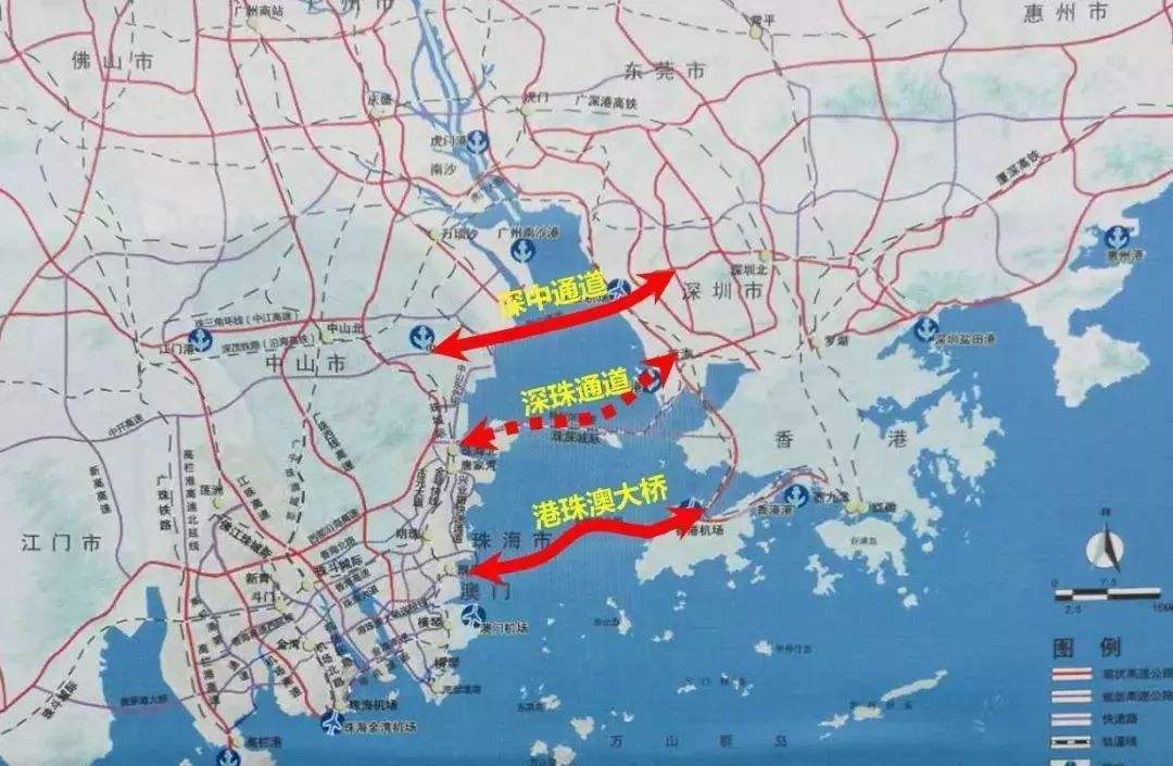 首先從地理規劃上來說,深珠通道不但可以緩解中山到深圳的交通壓力